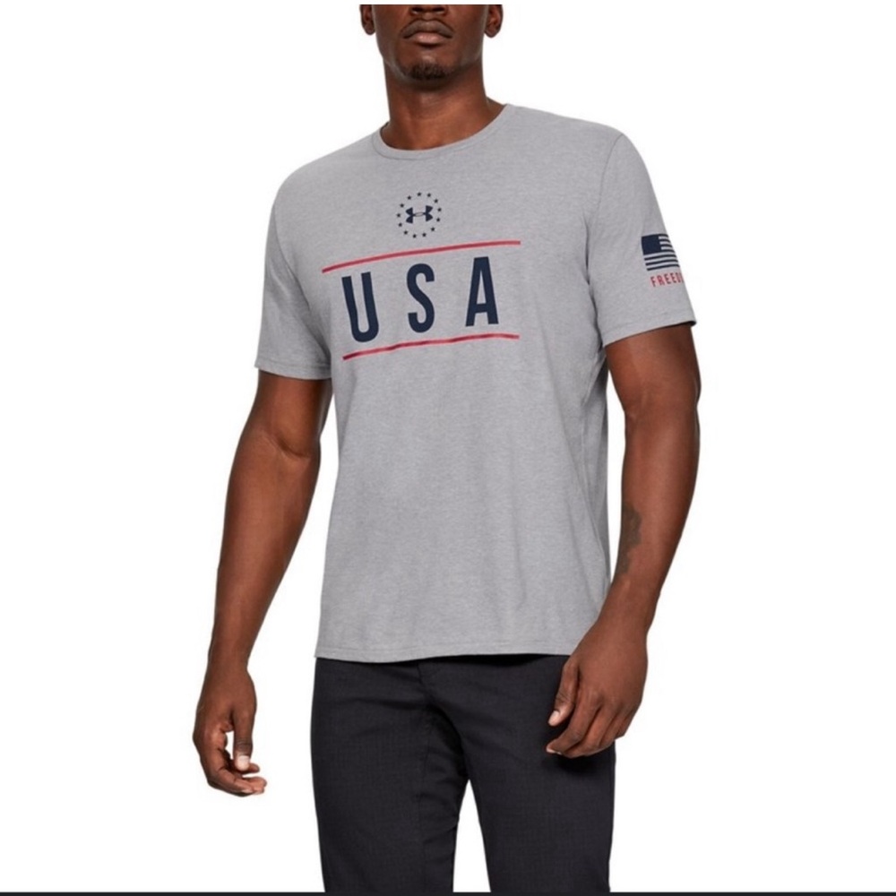 👉🏼NWT👈🏼 Men’s Under Armour UA Freedom USA Tee Size: XXL